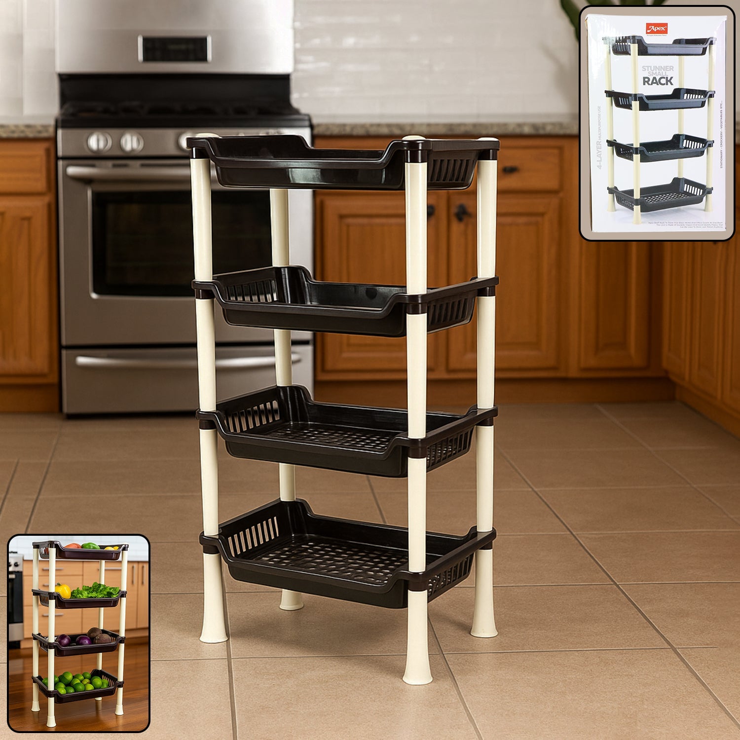 Premium Plastic Storage Rack Premium Plastic Storage Rack